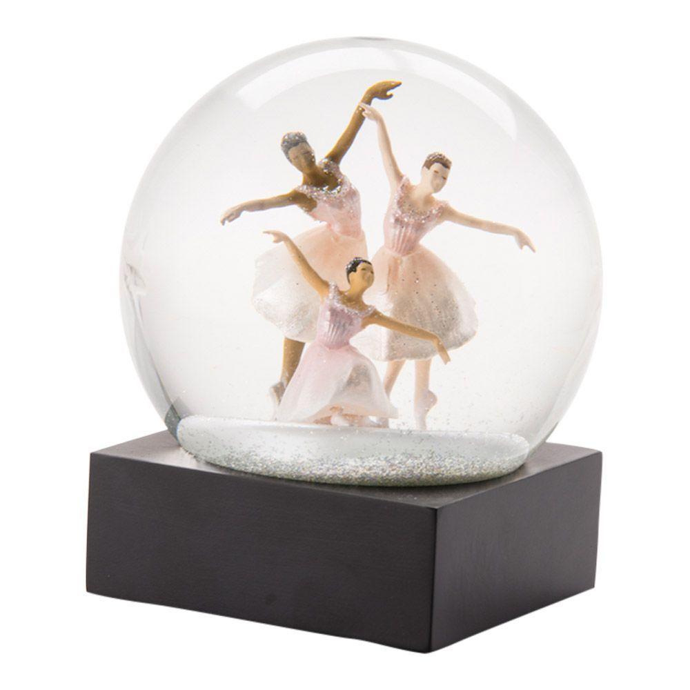 Kule snø globes tre dansere