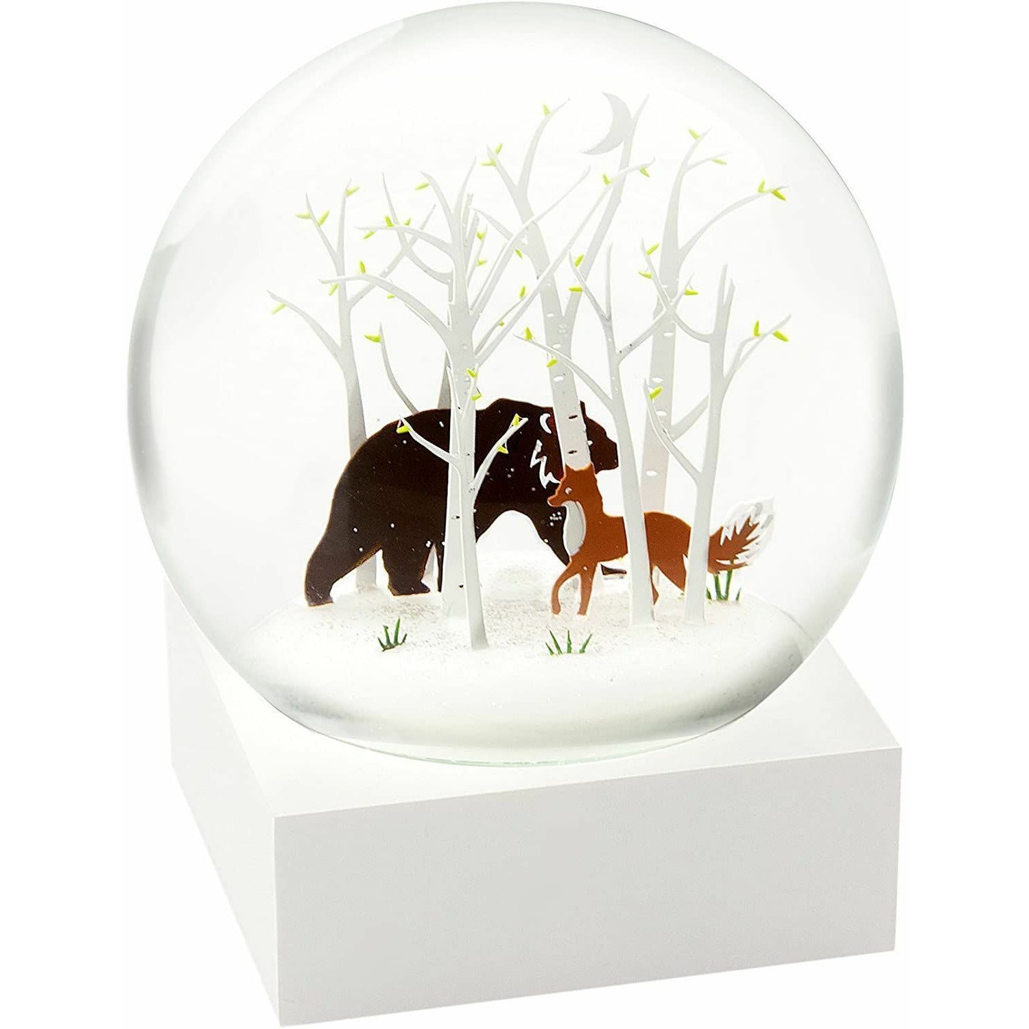 Cool Snow Globes Fox & Bear