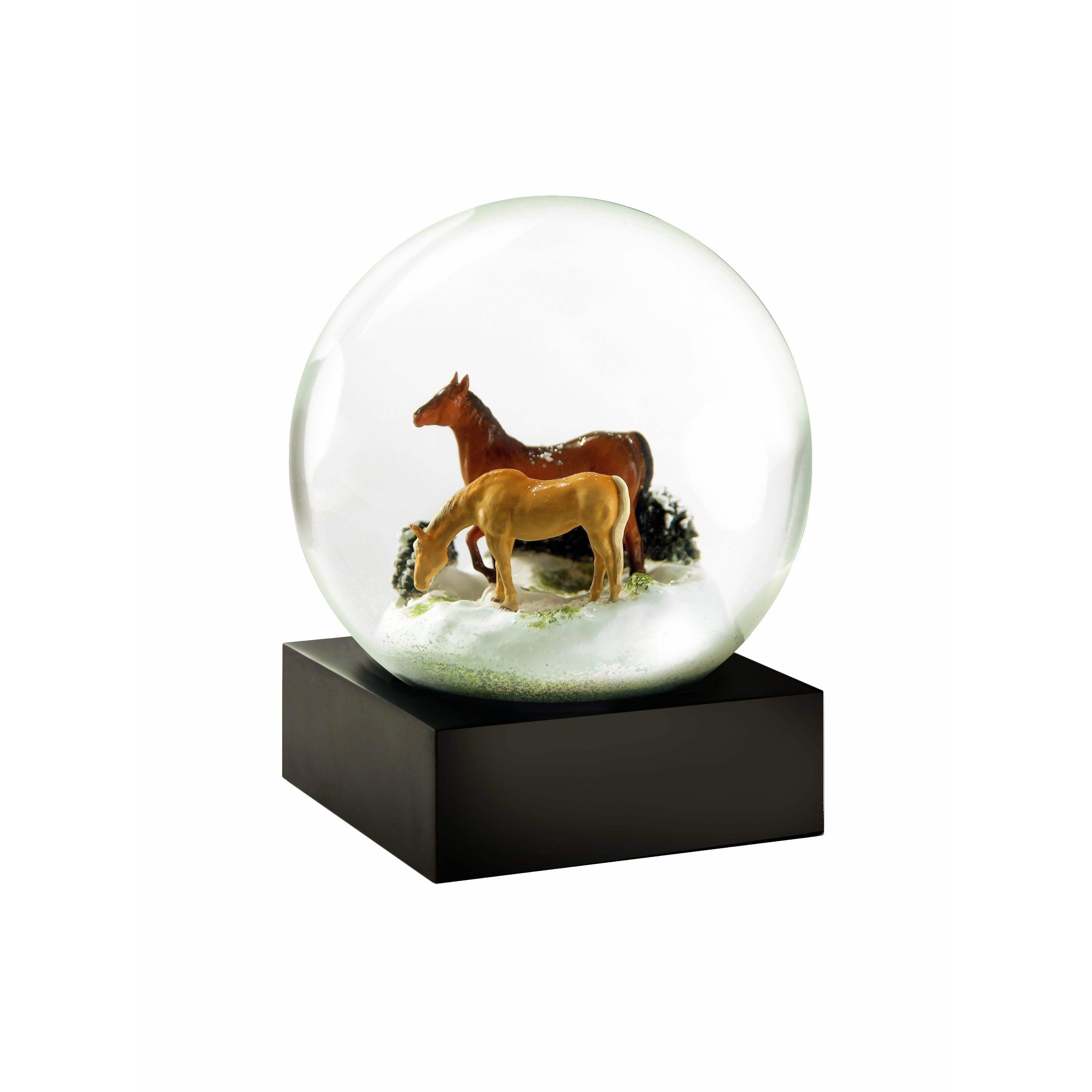 Cool Snow Globe di cavalli
