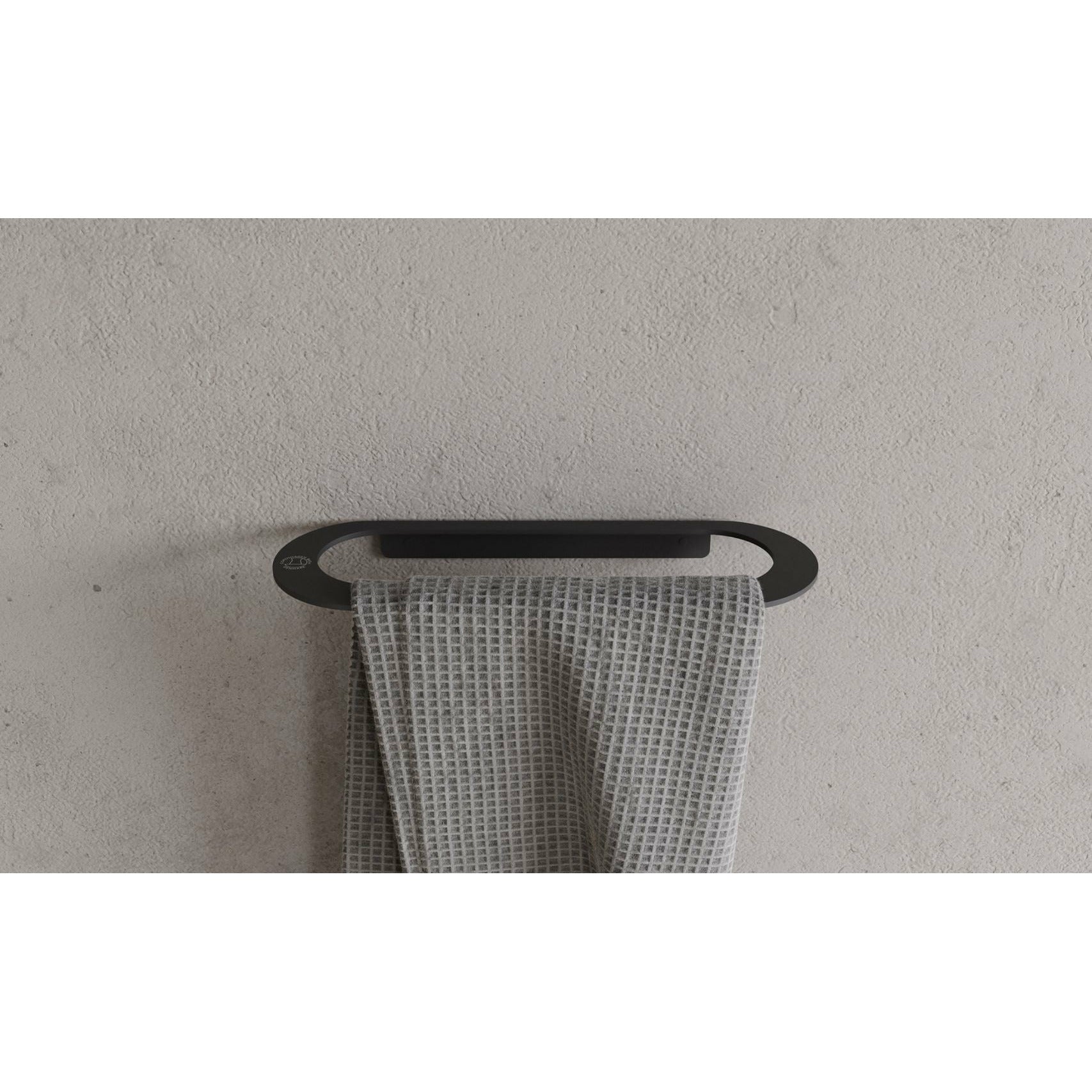 Copenhagen Bath CB 100 handdoekhouder L28 cm, mat zwart