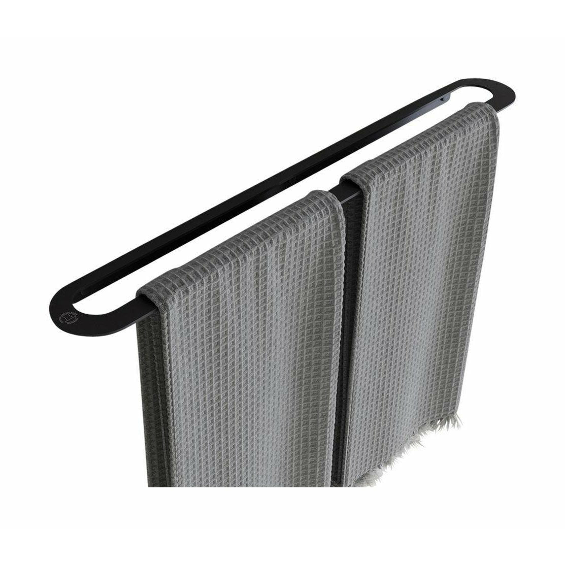 Porta di asciugamani CB COPENHAGEN CB 100 L60 cm, tappetino nero