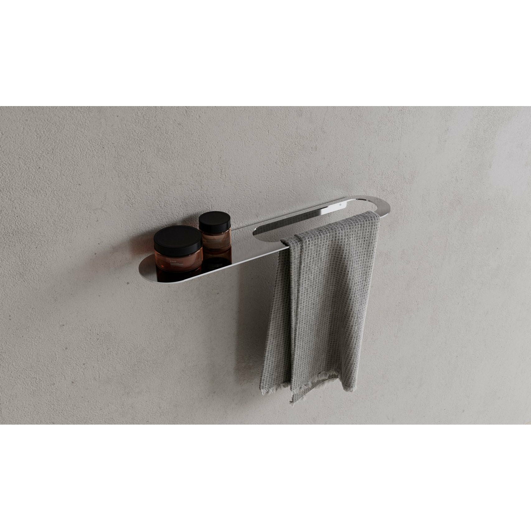 Copenhagen Bath CB 100 handdoekhouder met plank, chroom