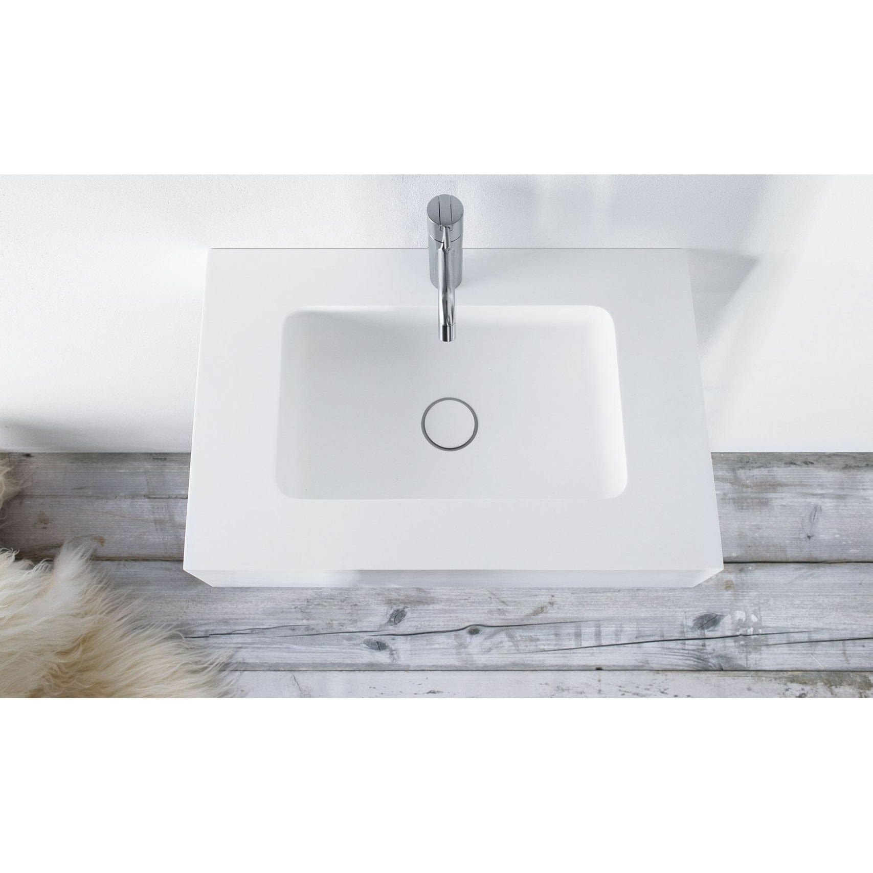 哥本哈根浴室Furesø洗手盆，L60厘米