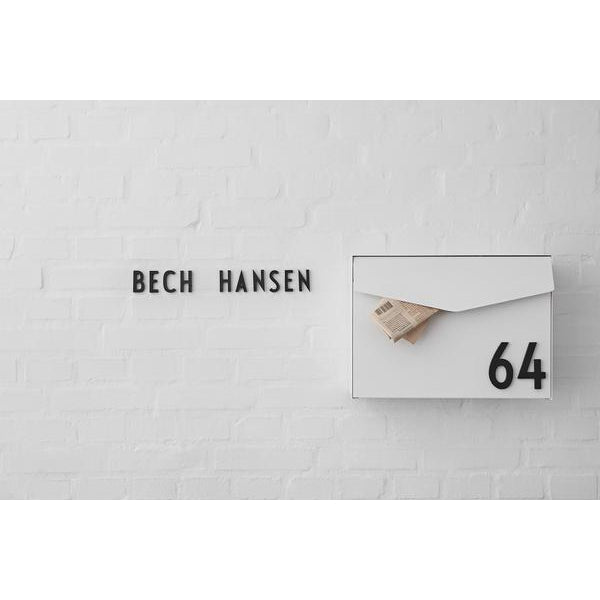 Design Letters Numéro d'architecte 0, h 10cm
