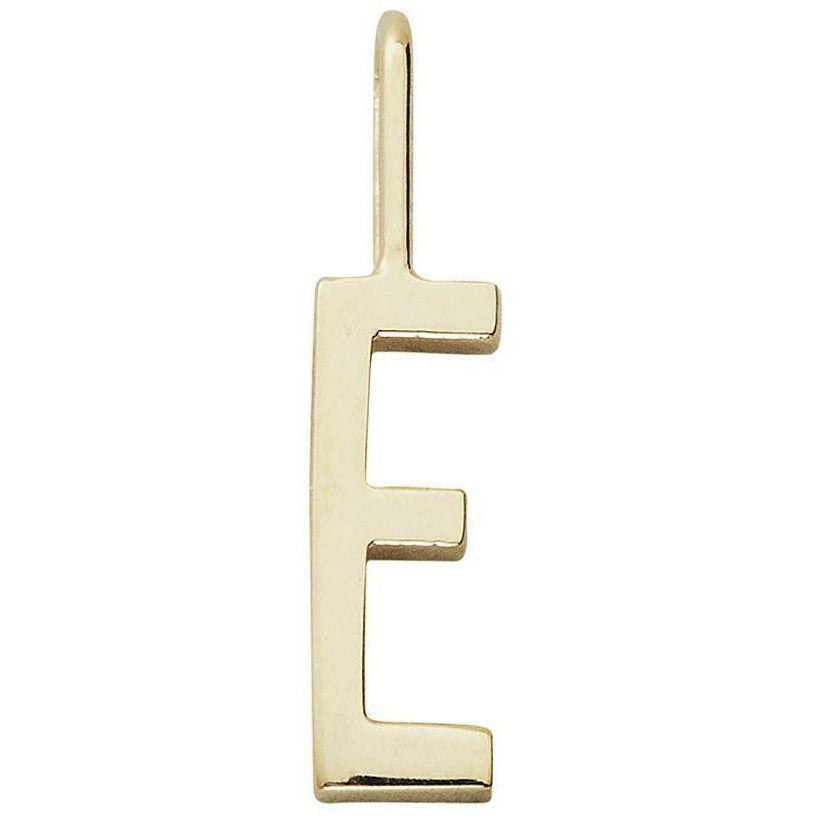 Design Letters Bokstäver hänge A z 10 mm, guld, e