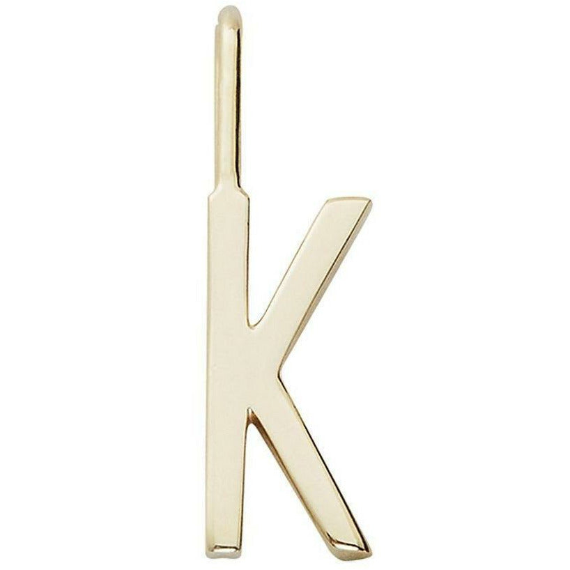 Design Letters Buchstaben-Anhänger A Z 10 Mm, Gold, K