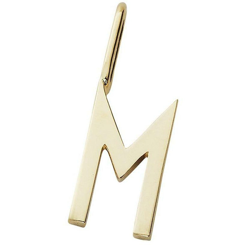 Design Letters Pendel A Z 10 mm, guld, m