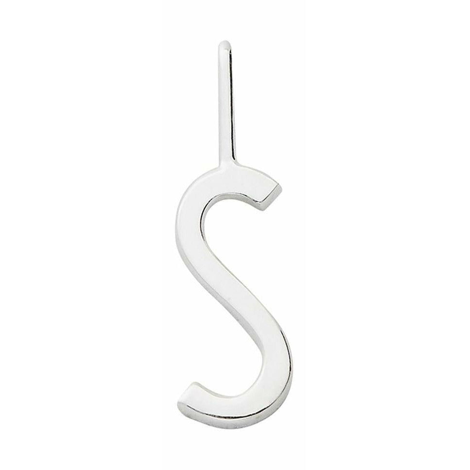 Design Letters Bogstaver vedhæng a z 10 mm, sølv, p