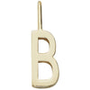 Design Letters Buchstaben-Anhänger A Z 16 Mm, Gold, B