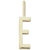 Design Letters Buchstaben-Anhänger A Z 16 Mm, Gold, E