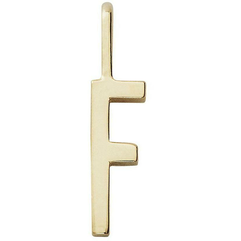 Design Letters Bogstaver pendel a z 16 mm, guld, f