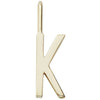 Design Letters Buchstaben-Anhänger A Z 16 Mm, Gold, K