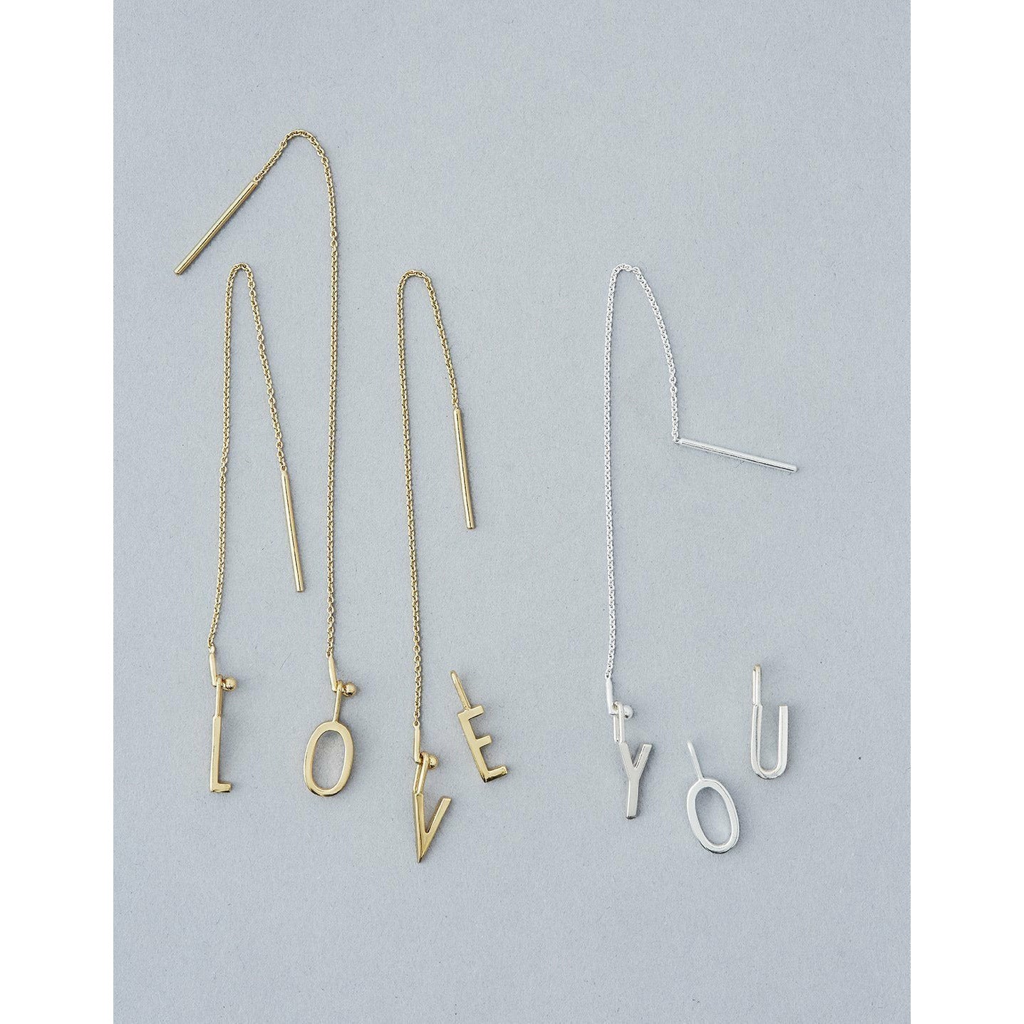 Design Letters Hanger a z 16 mm, goud, l