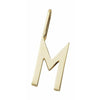 Design Letters Buchstaben-Anhänger A Z 16 Mm, Gold, M