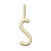 Design Letters Buchstaben-Anhänger A Z 16 Mm, Gold, P