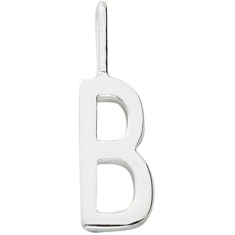 Design Letters Bogstaver pendel a z 16 mm, sølv, b