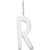 Design Letters Buchstaben Anhänger A Z 16 Mm, Silber, R