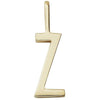 设计字母吊坠Z 30毫米，黄金，Z