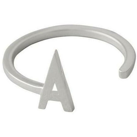 Design Letters Brevring A Z, 925 Sterling Silver, A