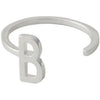 Design Letters Briefring A Z, 925 Sterling Silver, B