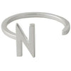 Design Lettere Letter Ring A Z, 925 Sterling Silver, N