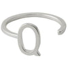 Design Letters Kirje Ring A Z, 925 Sterling Silver, Q