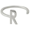 Design Lettere Letter Ring A Z, 925 Sterling Silver, R