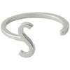 Design Lettere Letter Ring A Z, 925 Sterling Silver, S