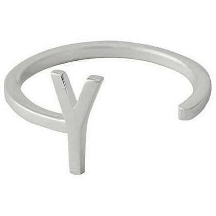 Design Letters Letterring A Z, 925 Sterling Silver, Y