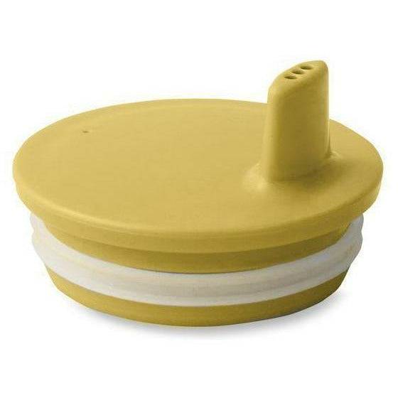 Design Letters Lid For Kids Melamine Cup, Mustard
