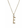 Design Letters Halskette aus reinem Gold, E