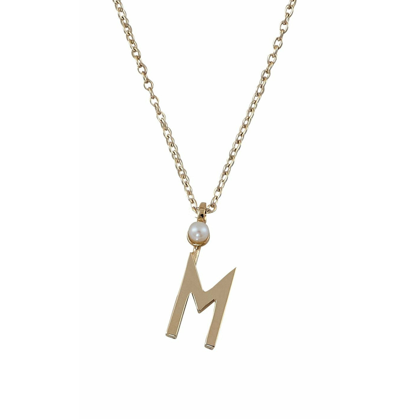 Design Letters Ketting in puur goud, m
