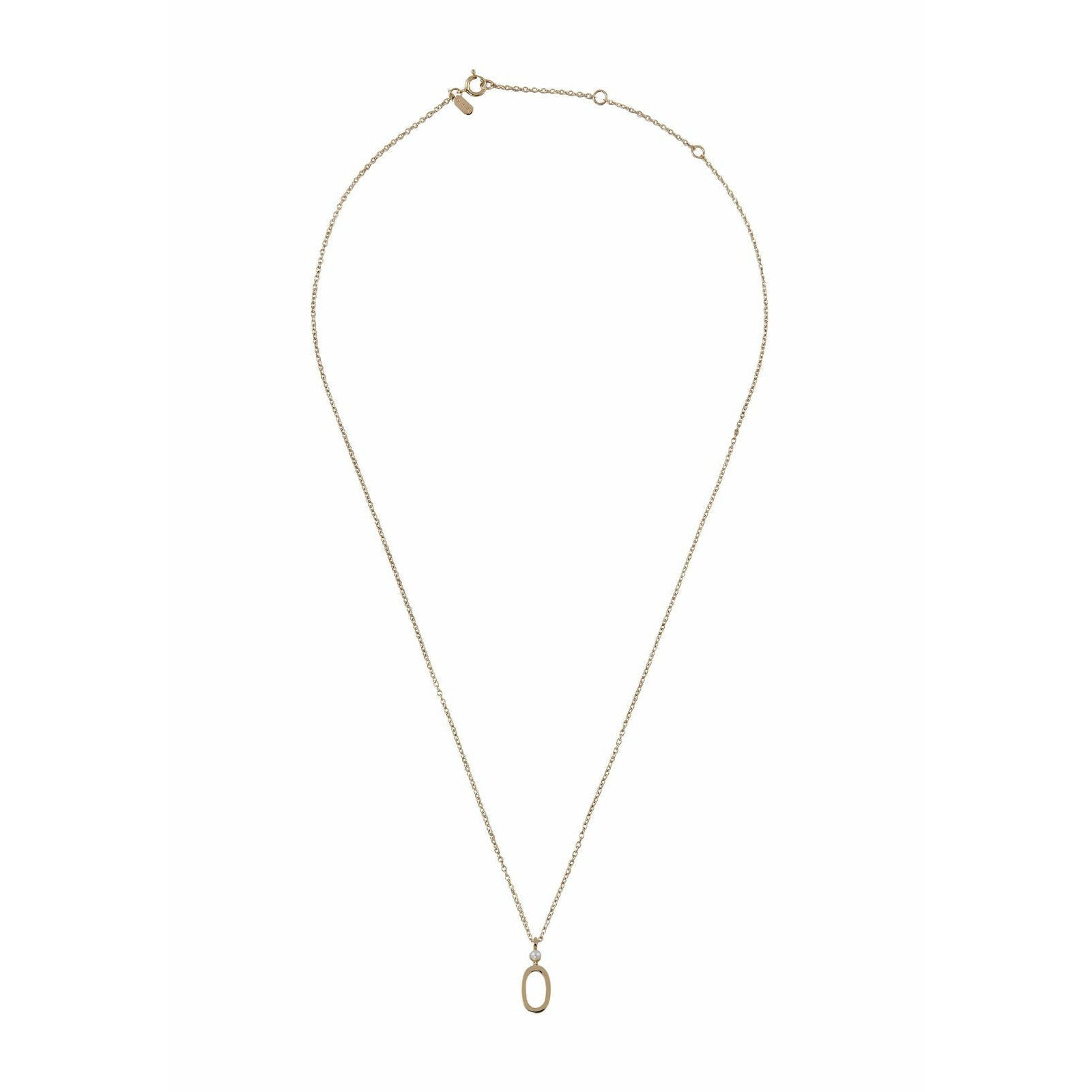 Design Letters Ketting in puur goud, o