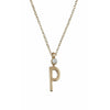 Design Letters Halskette aus reinem Gold, P