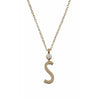 Design Letters Ketting in puur goud, s