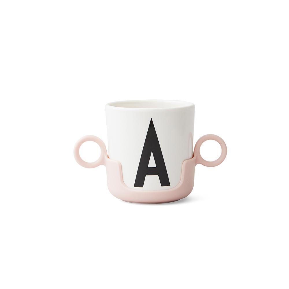 Design Letters Tente pour les tasses de mélamine ABC, rose