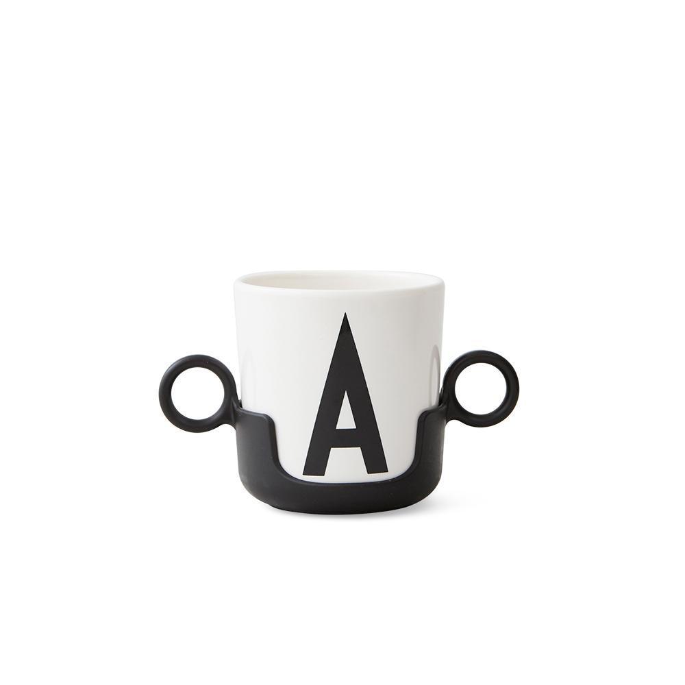 Design Letters Houdt vast voor ABC Melamine Cups, zwart