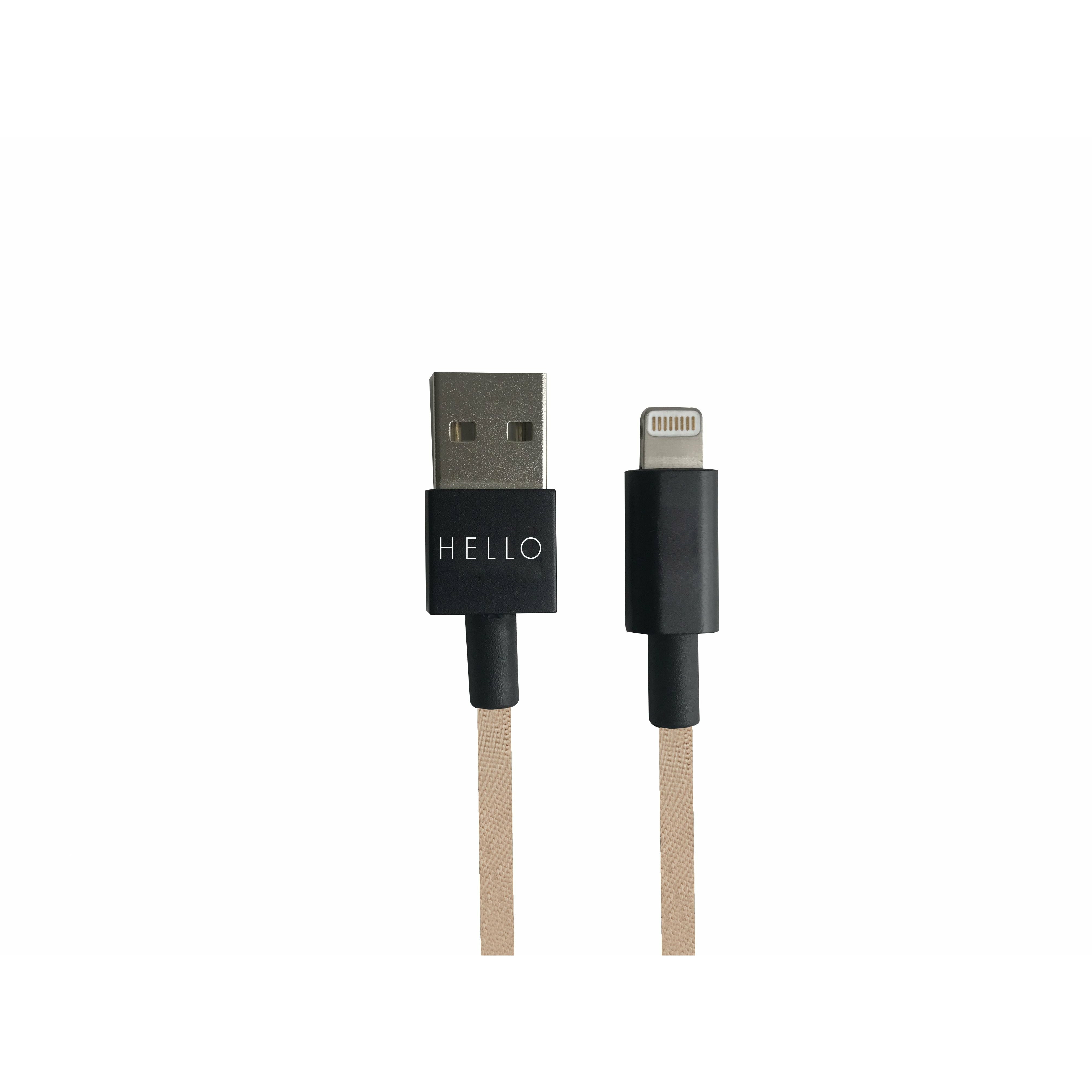 Design Letters Favorite Cable (I Phone) 1.85m, Beige