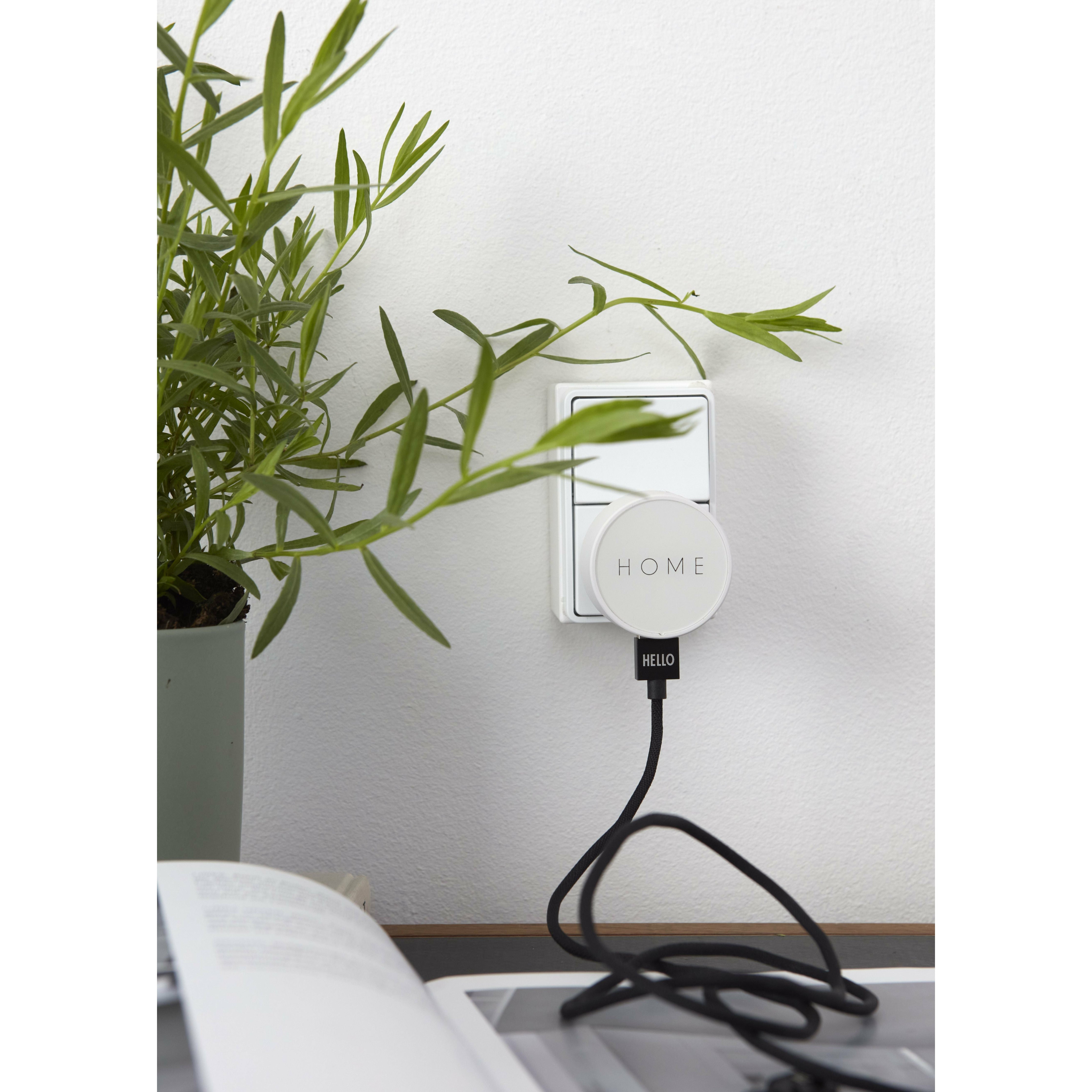 Design Letters Favorit Charger Home, Weiß