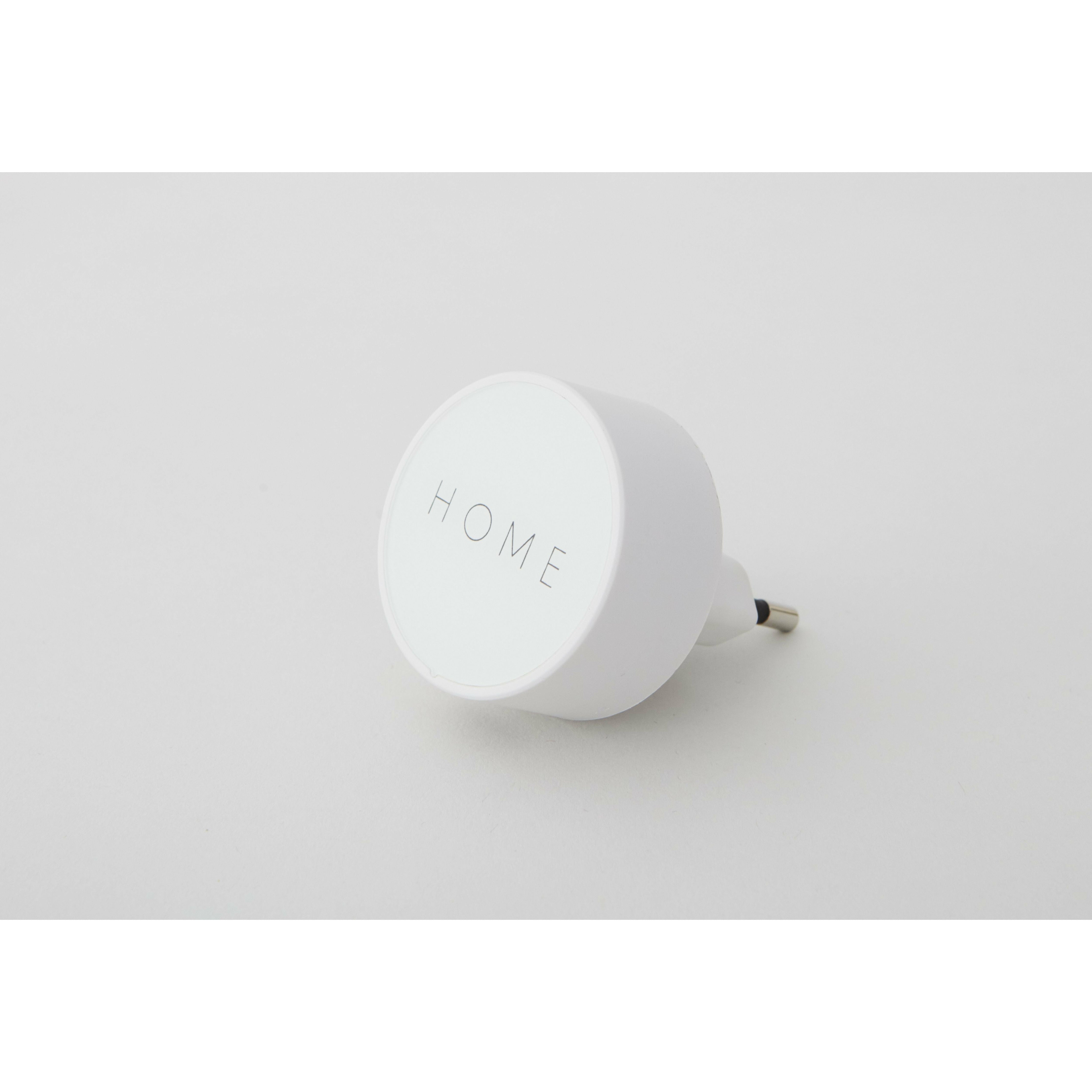 Design Letters Favorite Charger Home, White