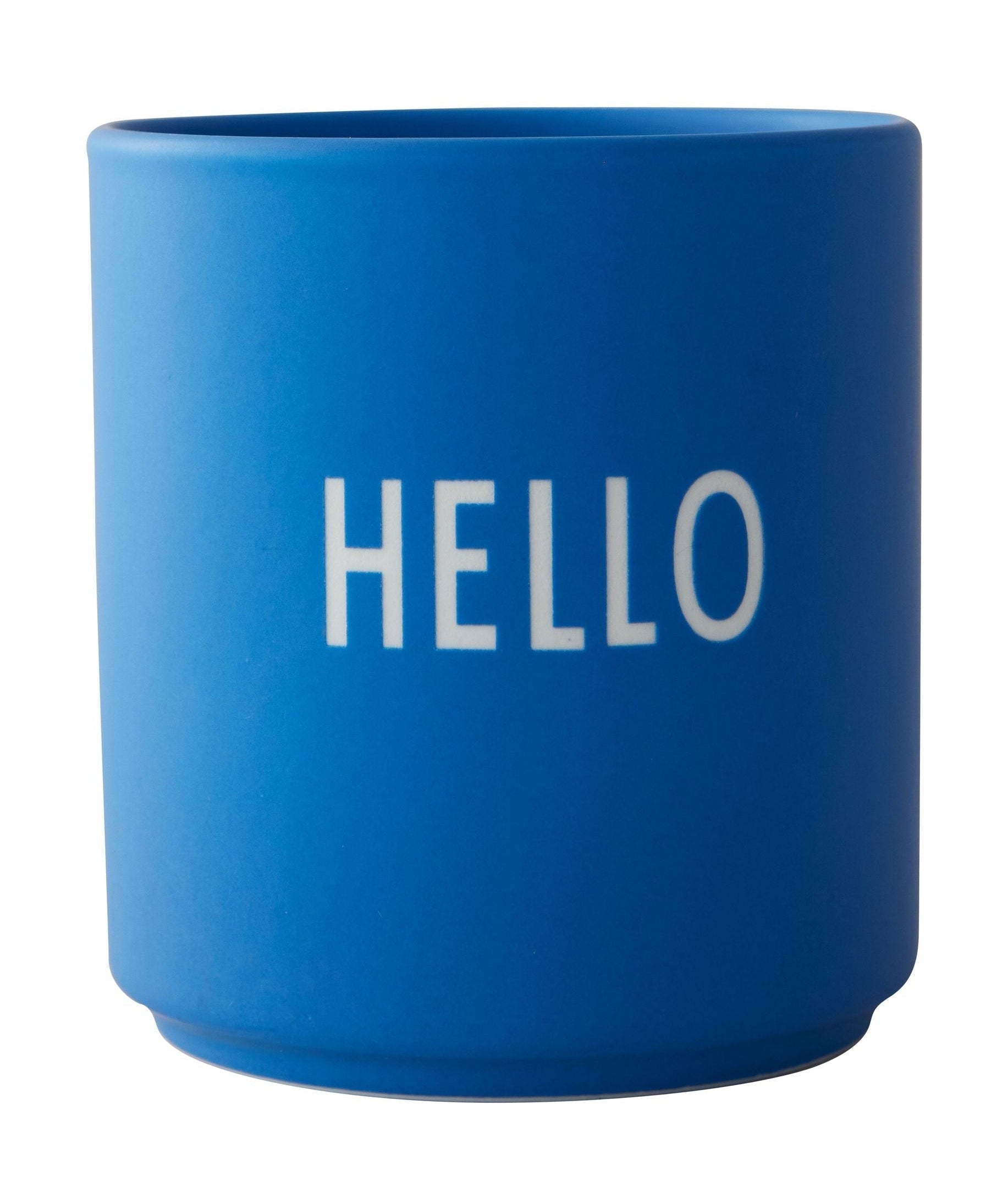 Design Letter's Favorite Mug Hello, Cobalt Blue