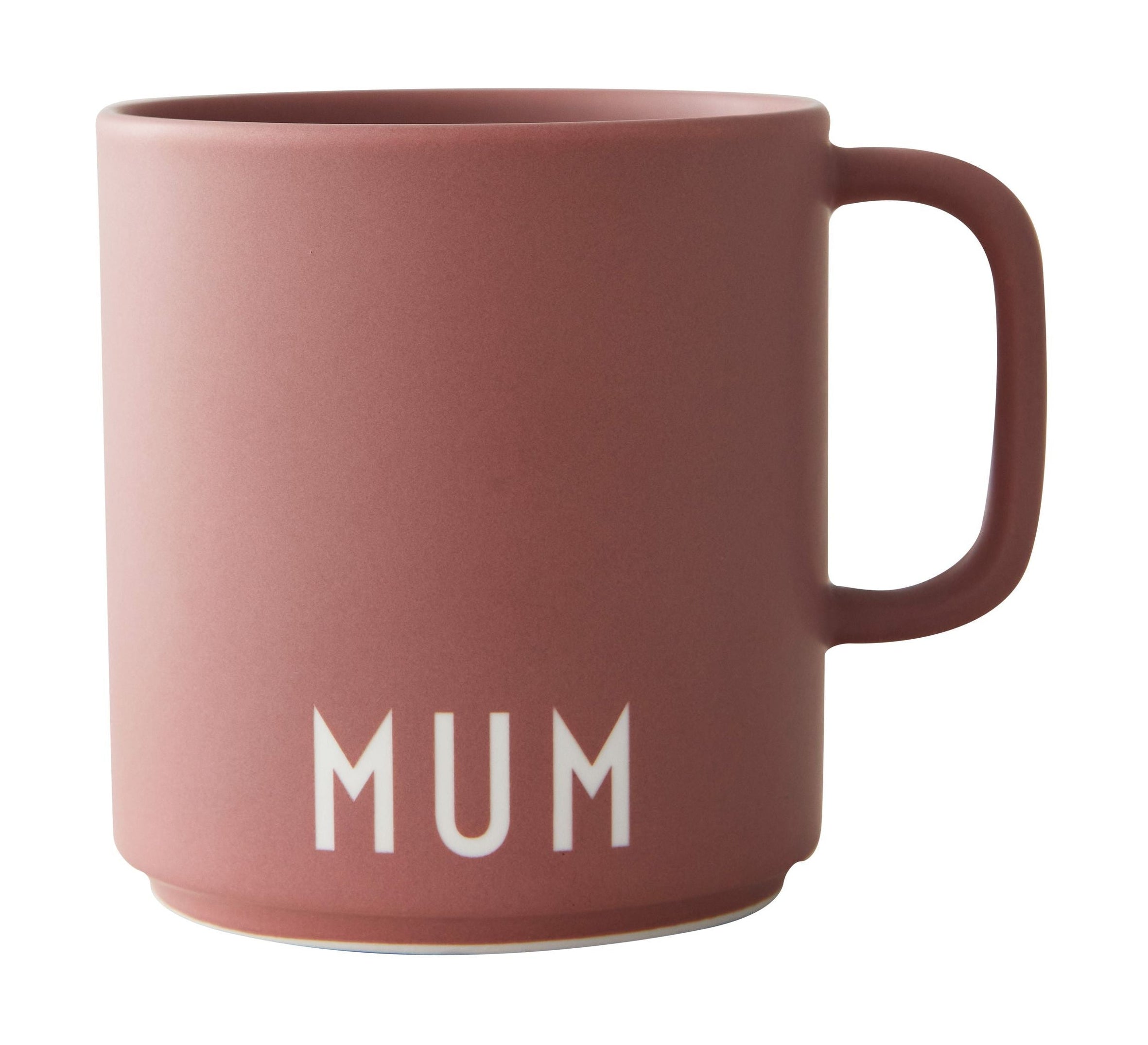 Design Letters Favorite Mug With Handle Mum, Ash Rose