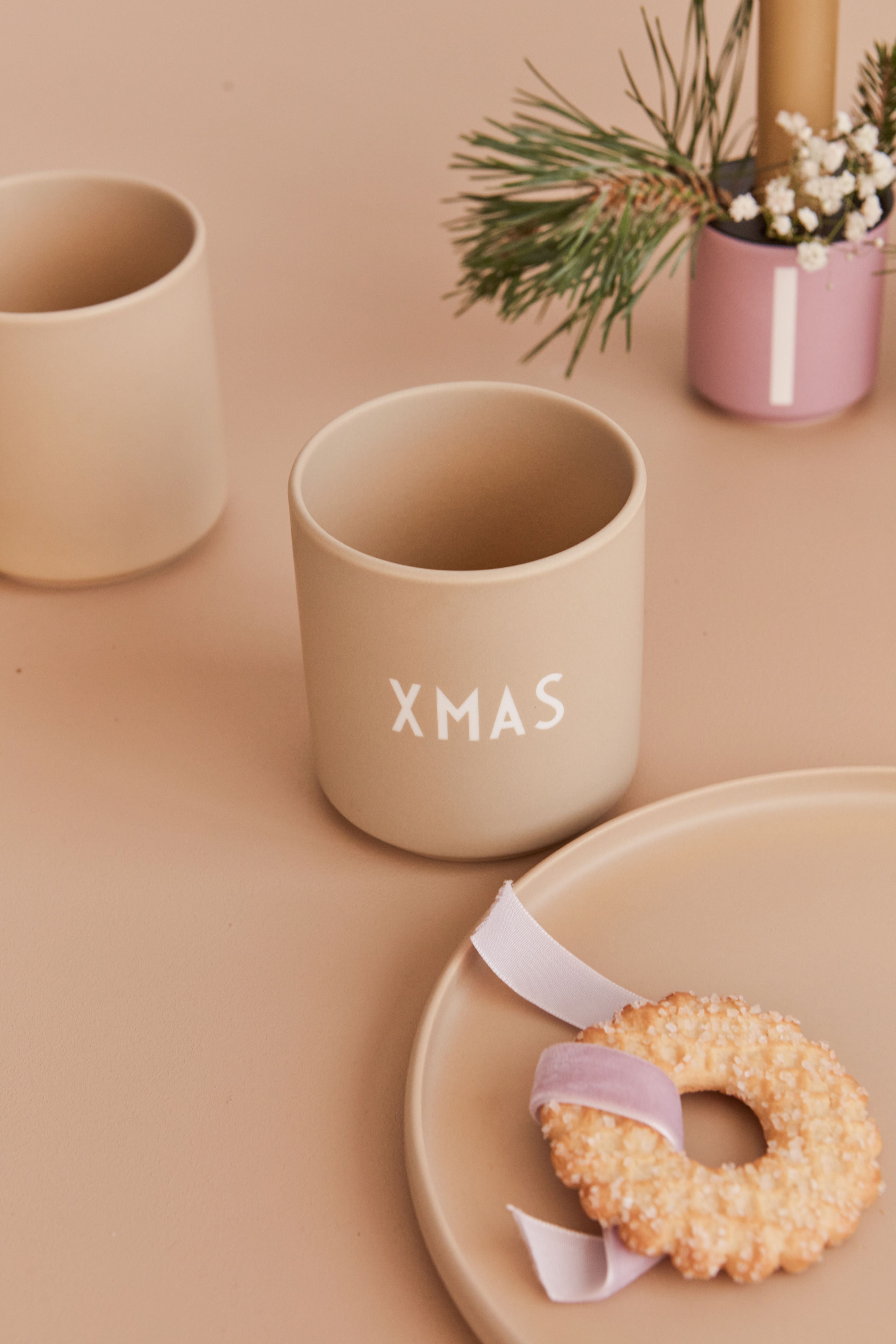 Design Letters Tasse préférée de Noël, beige