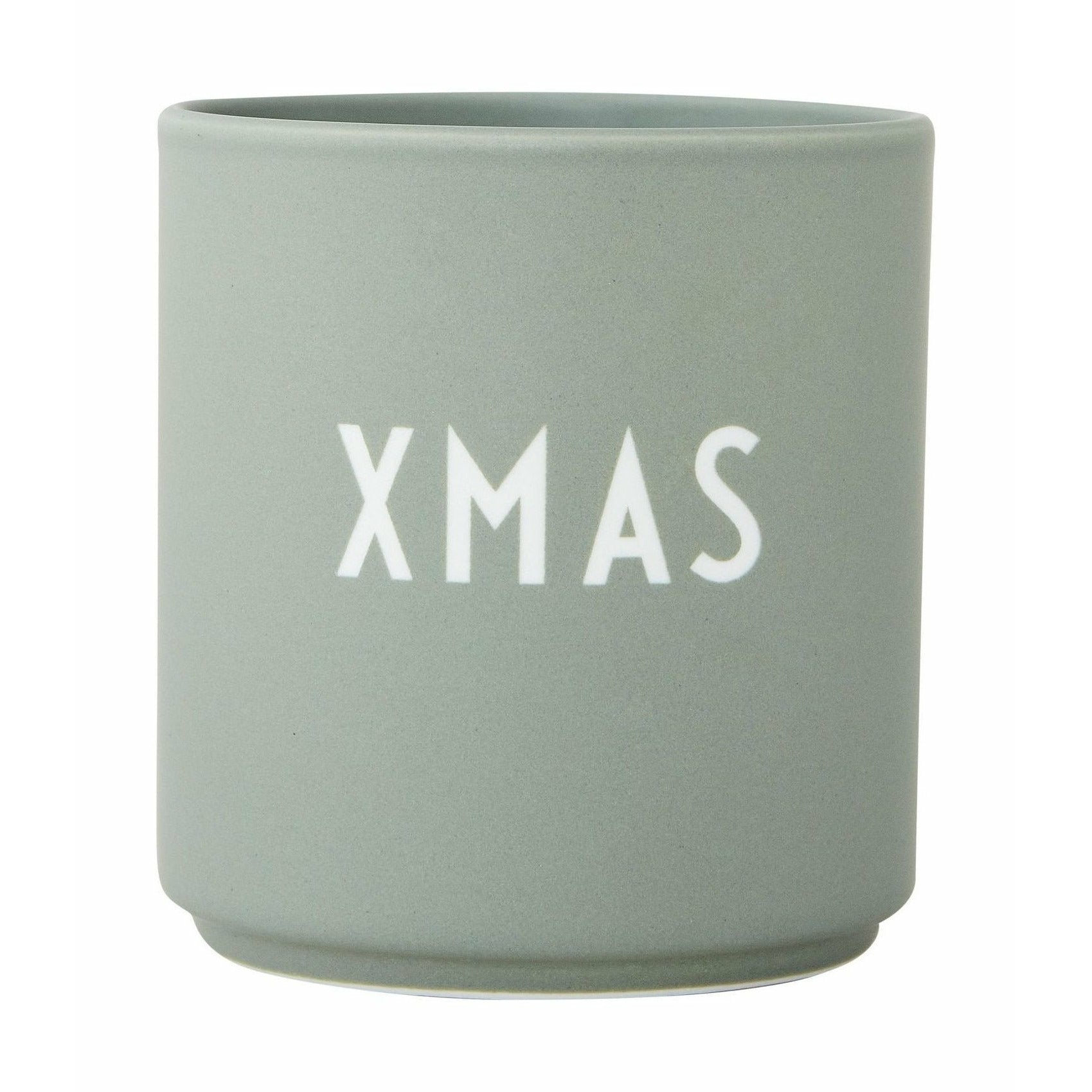 设计字母最喜欢的杯子圣诞节，绿色
