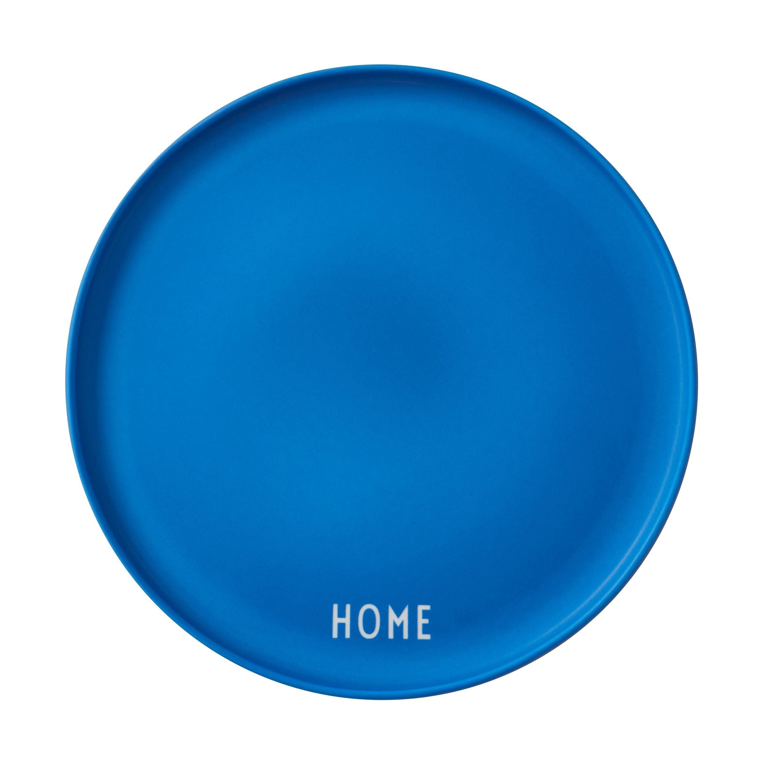 Design Letters Favorite Plate Home, Cobalt Blue