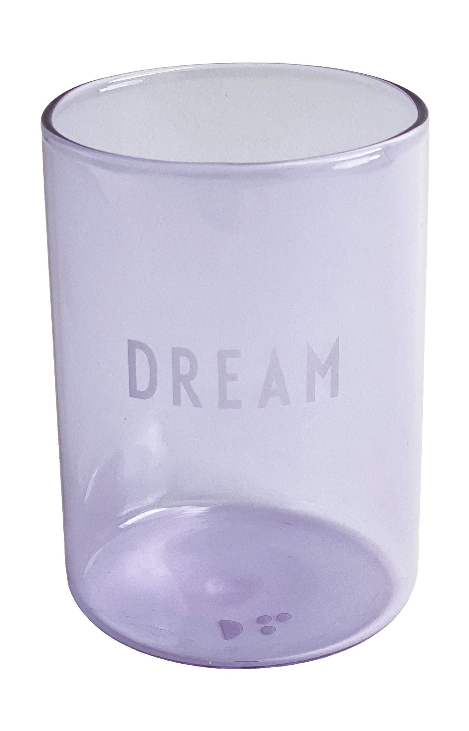 Il sogno di vetro bevitore preferito della lettera di design, Violet