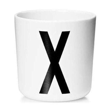 Design Letters Melamine Mug For Kids A Z, X