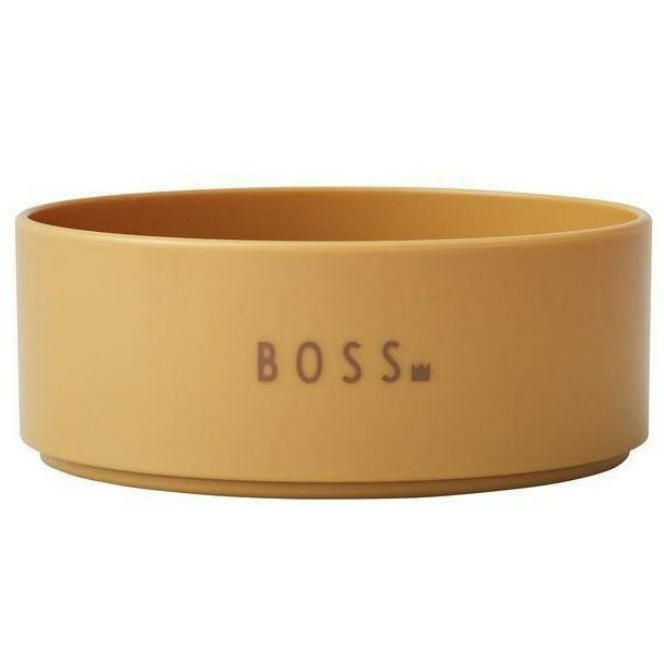 Design Letters Mini Favorite Bowl Tritan Mustard, Boss