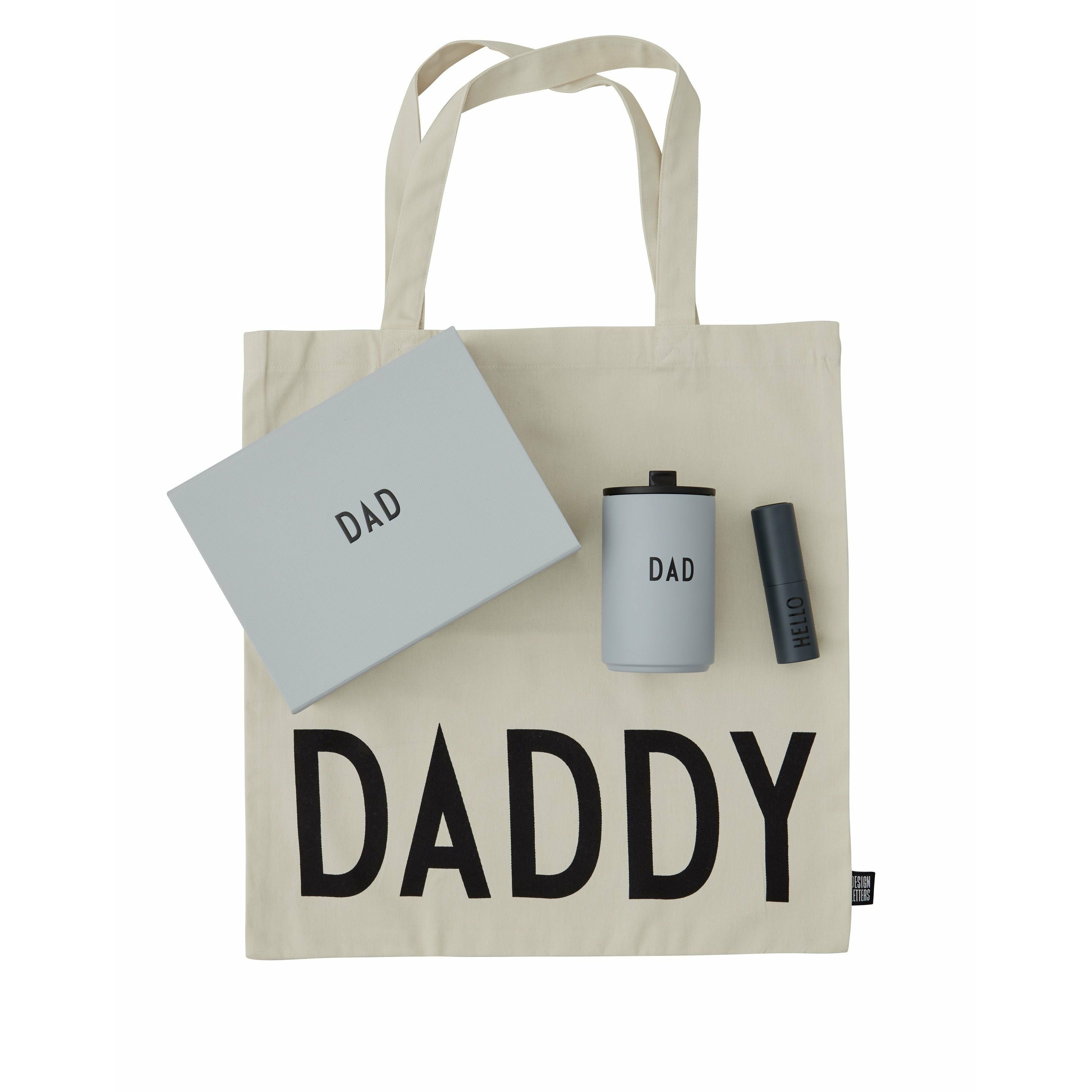 Letras de diseño Box de regalo de mamá y papá, Vatter, Gray