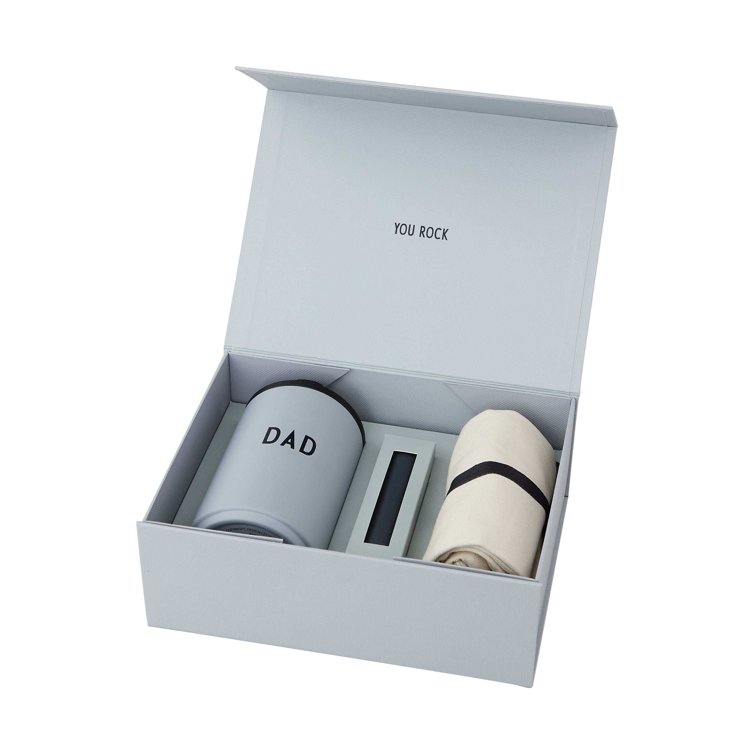 Design Letters Mom & Dad Gift Box, Vatter, Gray